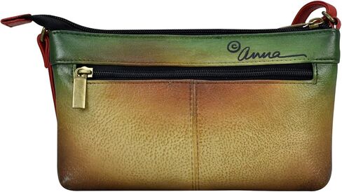 Anna by Anuschka Women's Hand-Painted Genuine Leather Crossbody Organizer in Kuwait