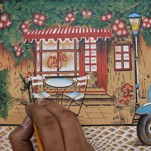 Anna by Anuschka Women's Hand-Painted Genuine Leather Crossbody Organizer in Kuwait