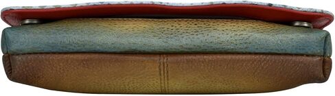 Anna by Anuschka Women's Hand-Painted Genuine Leather Crossbody Organizer in Kuwait
