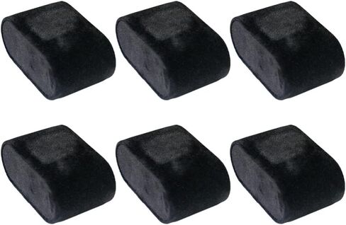 balacoo 6Pcs Bracelet Watch Pillow, Black Flannelette Jewelry Pillows, Watch Bracelet Bangle Cushions for Jewelry Displays in Kuwait