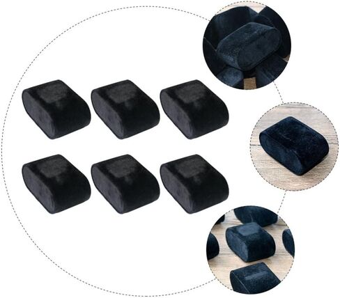 balacoo 6Pcs Bracelet Watch Pillow, Black Flannelette Jewelry Pillows, Watch Bracelet Bangle Cushions for Jewelry Displays in Kuwait