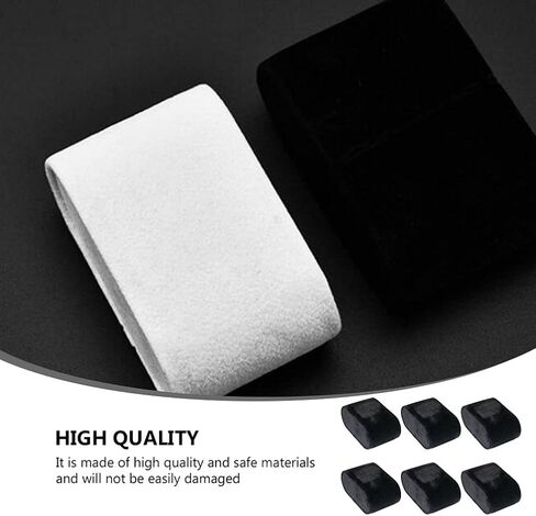 balacoo 6Pcs Bracelet Watch Pillow, Black Flannelette Jewelry Pillows, Watch Bracelet Bangle Cushions for Jewelry Displays in Kuwait