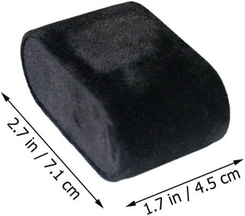 balacoo 6Pcs Bracelet Watch Pillow, Black Flannelette Jewelry Pillows, Watch Bracelet Bangle Cushions for Jewelry Displays in Kuwait