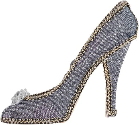 حامل مجوهرات Alucy، سوار على شكل قلادة على شكل حذاء رسمي، حامل عرض معلق على شكل حلقة، حامل مجوهرات إبداعية (نوع الكعب العالي) in Kuwait