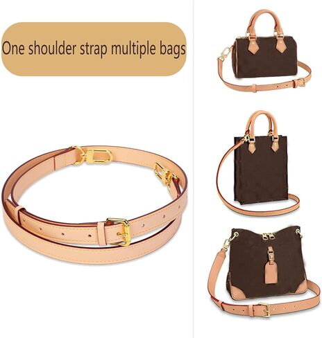 HUADEK Leather Purse Strap Replacement Crossbody Handbag Long Adjustable in Saudi Arabia