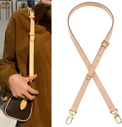 HUADEK Leather Purse Strap Replacement Crossbody Handbag Long Adjustable in Saudi Arabia