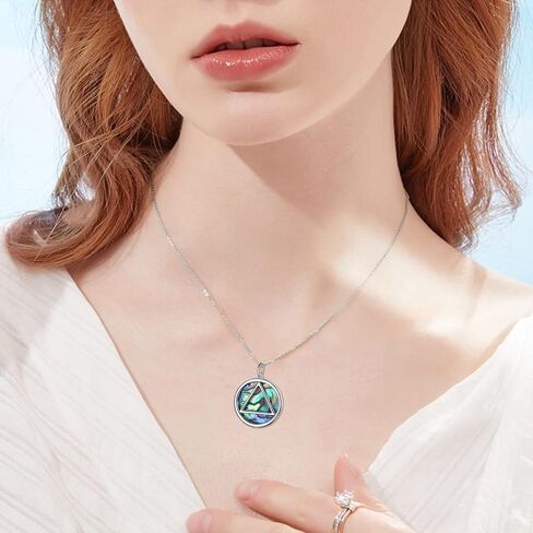 Yearace Alcoholics Anonymous Gifts 925 Sterling Silver AA Symbol Alcoholics Anonymous Jewelry Set Ring/Necklace/Bracelet/Anklet/Earrings for Women Men in Kuwait
