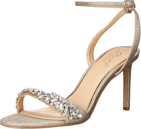 Jewel Badgley Mischka Dallyce Ankle Strap Stiletto Sandal in Kuwait