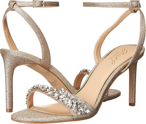 Jewel Badgley Mischka Dallyce Ankle Strap Stiletto Sandal in Kuwait