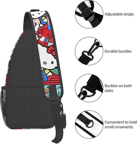 حقيبة Qshakwia اللطيفة للنساء من Fanny Pack للكبار حقيبة ظهر بحمالة كروس للسفر والتنزه سيرًا على الأقدام وحقيبة الصدر Daypack in Kuwait