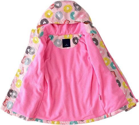 سترة نشطة مبطنة بالصوف بغطاء رأس للفتيات من Hiheart مقاومة للرياح وخصر محكم in Kuwait