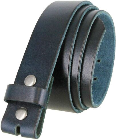 BS040 One Piece Genuine Full Grain Leather 1-1/2" wide Replacement Belt Strap with Snaps on for Women in Saudi Arabia