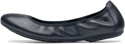 Shoes for Crews LILA Ina, Women's Work Ballet Flats, Slip Resistant, Lightweight, Black Shoes in Saudi Arabia
