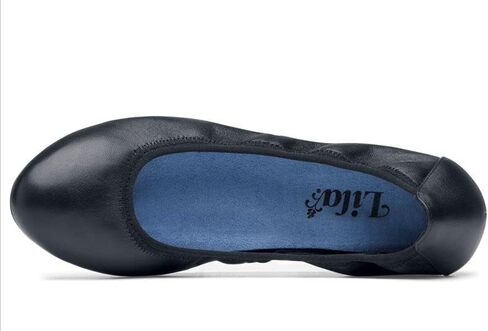 Shoes for Crews LILA Ina, Women's Work Ballet Flats, Slip Resistant, Lightweight, Black Shoes in Saudi Arabia