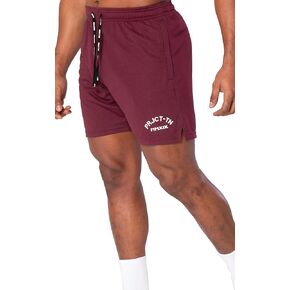 Project Titan Men's MMXIX Mesh Workout Shorts Lightweight Athletic Training Shorts with Zipper Pockets 6"