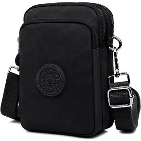 Small Crossbody Bags and Purses for Women,Nylon Cell Phone Bags with Headphone Jack. …
