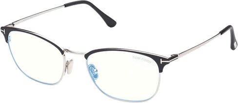 Tom Ford FT 5750-B BLUE BLOCK Black Silver/Blue Filter 54/18/145 men Eyewear Frame in Saudi Arabia