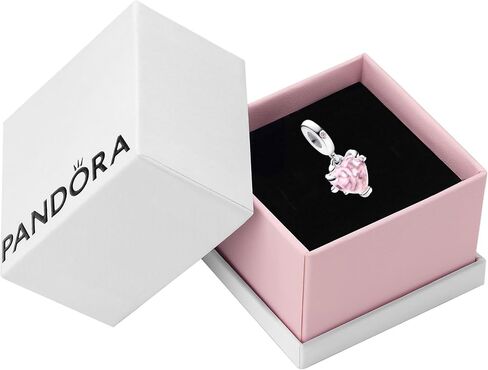 Pandora Pink Family Tree & Heart Dangle Charm - Bracelet Charm Moments Bracelets - Great Gift for Her - Sterling Silver with Pink Crystal - With Gift Box in Saudi Arabia