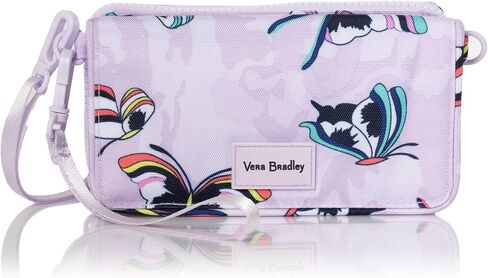 Vera Bradley Women's Recycled Lighten Up ReActive Compact Crossbody Purse with RFID Protection in Saudi Arabia