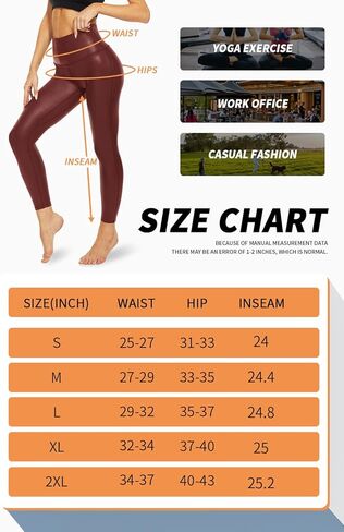movvoche Faux Leather Leggings for Women Stretch High Waisted Pleather Pants in Kuwait