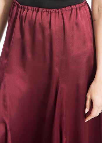 Max Studio Women's Satin High Low Hem Skirt in Kuwait