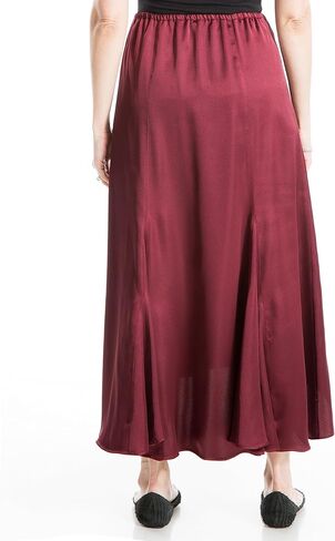 Max Studio Women's Satin High Low Hem Skirt in Kuwait