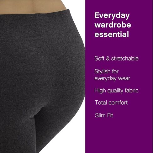 No nonsense Women's Cotton Legging with Wide Waistband in Saudi Arabia