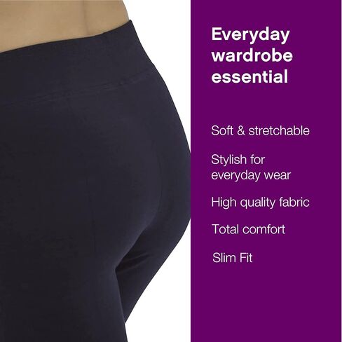 No nonsense Women's Cotton Legging with Wide Waistband in Kuwait