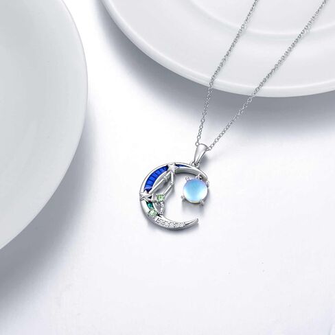 AOBOCO 925 Sterling Silver 12 Constellation Horoscope Zodiac Sign Astrology Pendant Necklace Birthday Gifts for Women Girls in Saudi Arabia