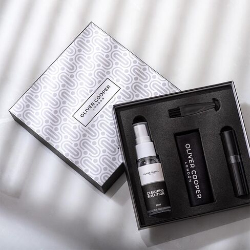 OLIVER COOPER LONDON Watch Care Kit Including Microfibre Cleaning Cloth, Cleaning Brushes, Watch Cleaner Solution, Travel Pouch - Watch Cleaning Kit, Gift Set in Saudi Arabia