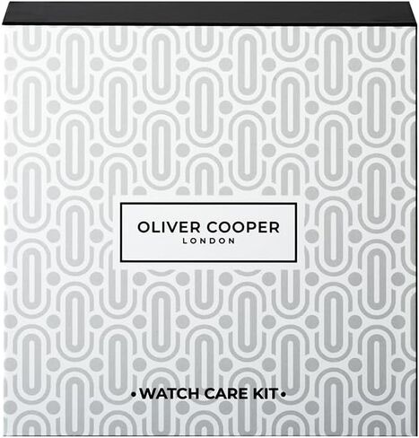 OLIVER COOPER LONDON Watch Care Kit Including Microfibre Cleaning Cloth, Cleaning Brushes, Watch Cleaner Solution, Travel Pouch - Watch Cleaning Kit, Gift Set in Saudi Arabia