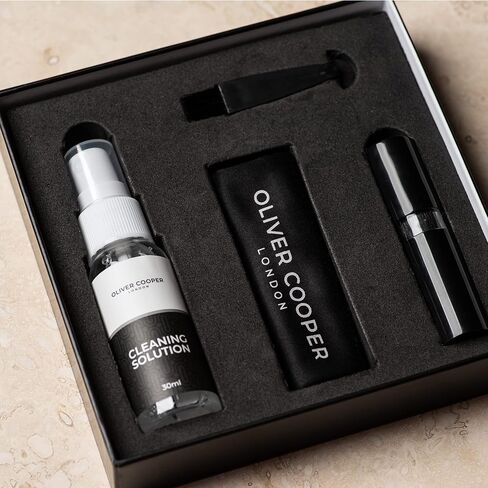 OLIVER COOPER LONDON Watch Care Kit Including Microfibre Cleaning Cloth, Cleaning Brushes, Watch Cleaner Solution, Travel Pouch - Watch Cleaning Kit, Gift Set in Saudi Arabia