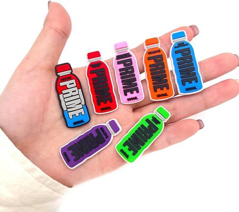 ادوشين 14 قطعة من دلايات الاحذية بتصميم زجاجة الطاقة والاحذية والمشروبات، حليات زينة احذية كلوج من مستلزمات حفلات الزفاف in Kuwait