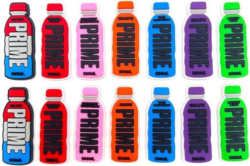 ادوشين 14 قطعة من دلايات الاحذية بتصميم زجاجة الطاقة والاحذية والمشروبات، حليات زينة احذية كلوج من مستلزمات حفلات الزفاف in Kuwait