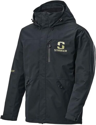 Striker Men's Vortex Durable Breathable Waterproof Outdoor Fishing Rain Jacket with Adjustable Hood & Reflective Elements in Saudi Arabia