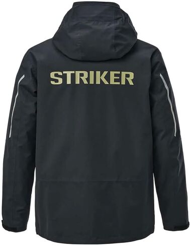 Striker Men's Vortex Durable Breathable Waterproof Outdoor Fishing Rain Jacket with Adjustable Hood & Reflective Elements in Saudi Arabia