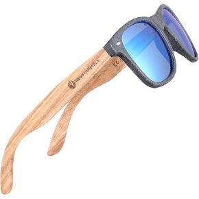 SKADINO Sunglasses For Men With Polarized Lens Handmade Bamboo Sunglasses For Men&Women