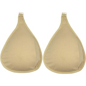 Macimiu 2Pcs Hook Silicone Breast Protective Pockets Sleeves Cotton Pocket Bag for Mastectomy Fake Breast in Saudi Arabia