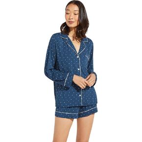 طقم بيجاما نسائي من Eberjey Sleep Chic-The Long Sleeve Short PJ in Kuwait