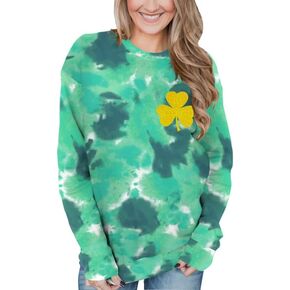 Spadehill St Patrick's Day Women Long Sleeve Funny Graphic Sweatshirts