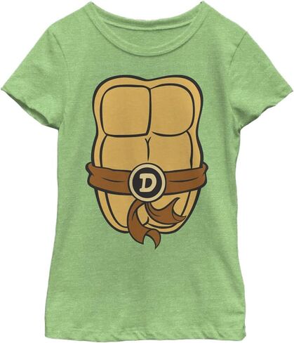 Nickelodeon girls Teenage Mutant Ninja Turtles Donatello Top Short Sleeve Tee T Shirt, Green Apple, X-Small US in Saudi Arabia