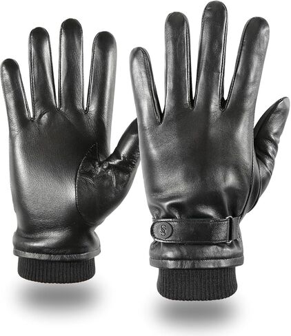 قفازات جلدية للرجال من SIEFERSN مع أصابع تعمل باللمس قفازات شتوية خارجية 1234225010 in Kuwait