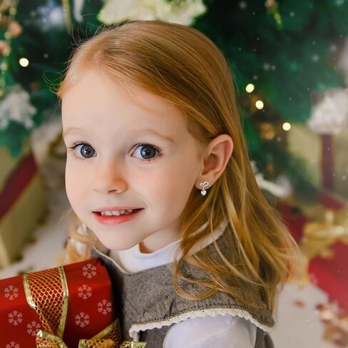 أقراط متدلية على شكل قلب متدلية من الفضة الإسترليني عيار 925 لا تسبب الحساسية على شكل قلب، أقراط على شكل قلب مزدوج، هدايا مجوهرات للنساء والفتيات in Kuwait