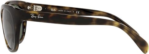 Ray-Ban Woman Sunglasses Black Frame, Dark Green Lenses, 56MM in Saudi Arabia