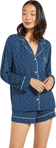 Eberjey Women's Sleep Chic-The Long Sleeve Shorts PJ Set in Saudi Arabia