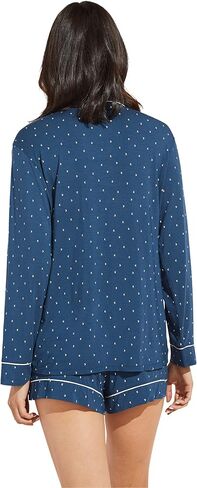 Eberjey Women's Sleep Chic-The Long Sleeve Shorts PJ Set in Saudi Arabia