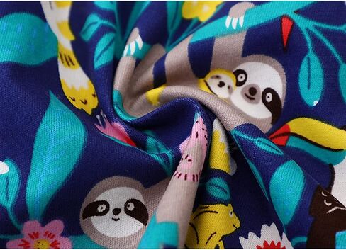 Geeda Toddler Girl Summer Slip Dress Daily Wear Cute Cartoon Pattern Baby Girl Casuals Dress Cotton in Saudi Arabia