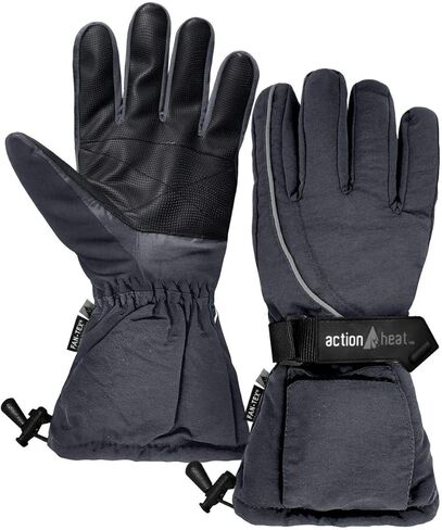ActionHeat AA Battery Heated Snow Gloves for Women - Electric Heat Gloves w/Weather Resistant Soft Shell, Cozy Fleece in Kuwait