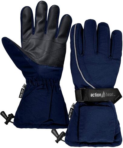ActionHeat AA Battery Heated Snow Gloves for Women - Electric Heat Gloves w/Weather Resistant Soft Shell, Cozy Fleece in Kuwait