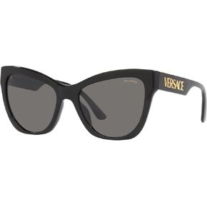 Versace Woman Sunglasses Havana Frame, Dark Brown Lenses, 56MM